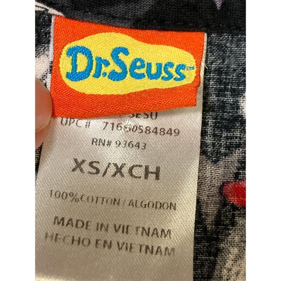 Dr. Seuss Superstar! Cat In The Hat Scrub Top  XS - Picture 6 of 9